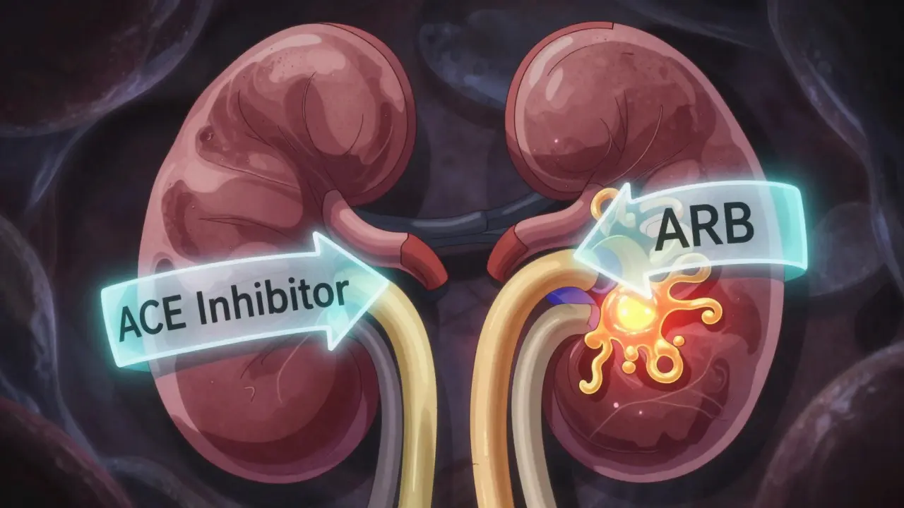 Diabetic Nephropathy: How ACE Inhibitors, ARBs, and Protein Control Protect Kidneys in Diabetes