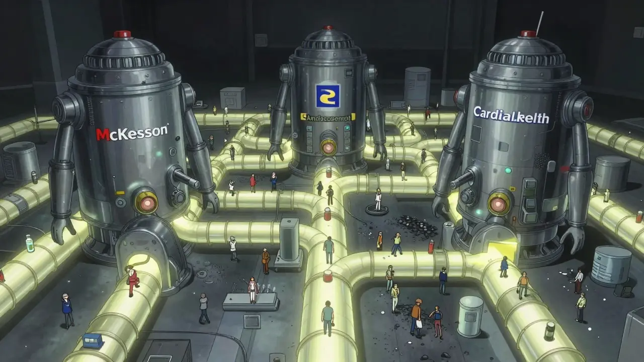 Distribution pipeline with corporate giants blocking most generic manufacturers