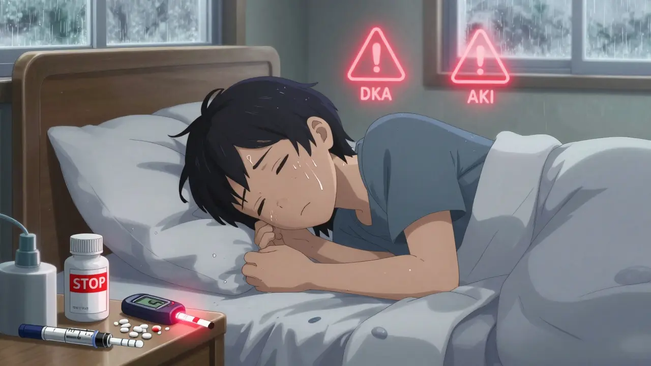 Sick Day Rules for Diabetes Medications: How to Prevent DKA and AKI During Illness